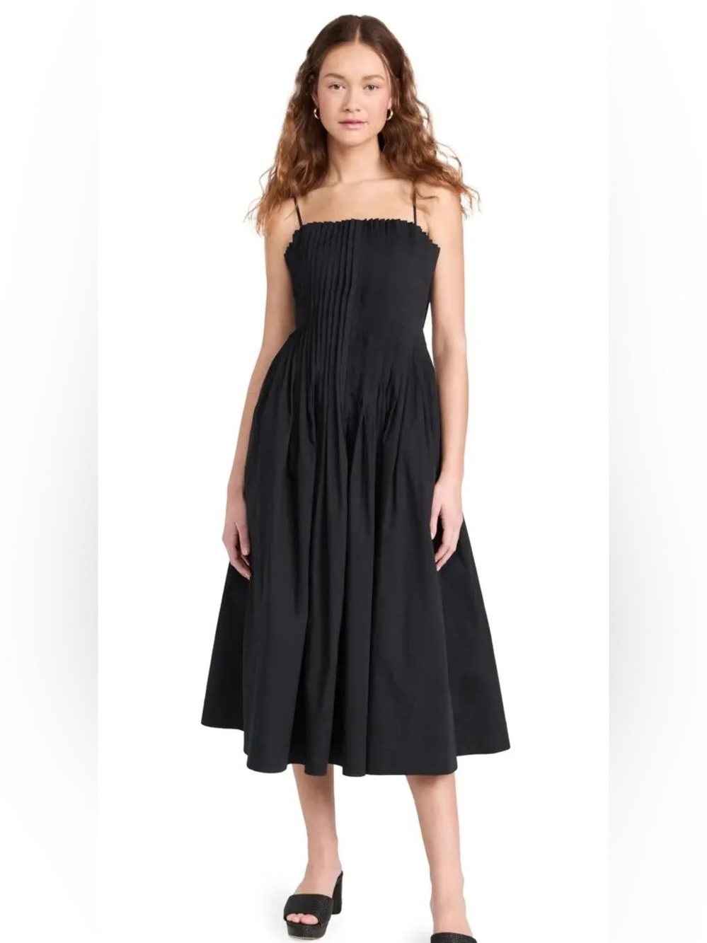 STAUD Midi Bella Dress